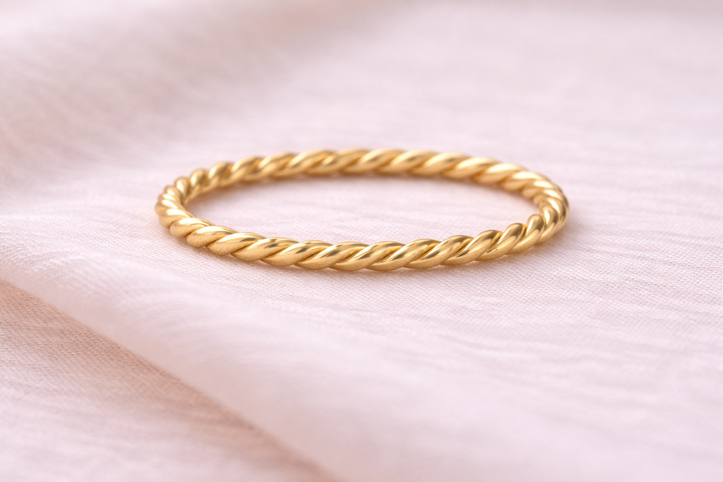Twisted Rope Gold Ring